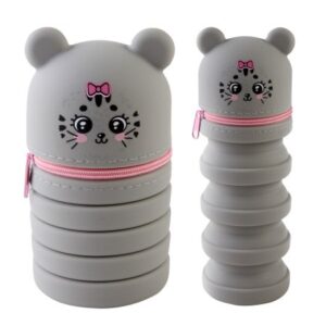 Пенал на молнии силикон 200х65мм deVENTE Cat