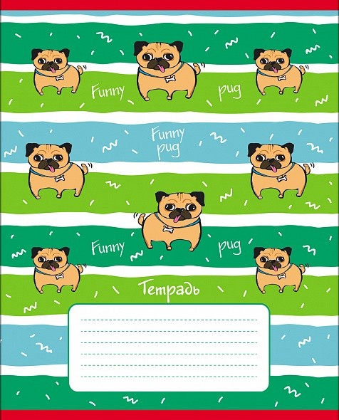 Тетрадь 12 л.клетка Hatber Класс С Happy Animals