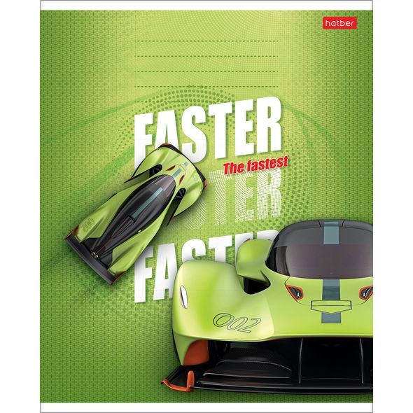 Тетрадь 12 л.клетка Hatber Самый быстрый