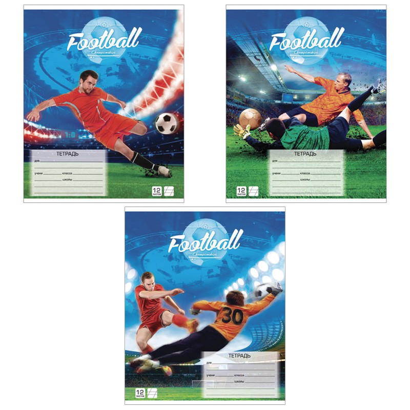 Тетрадь 12 л.кос.лин. ArtSpace СПОРТ. Футбол