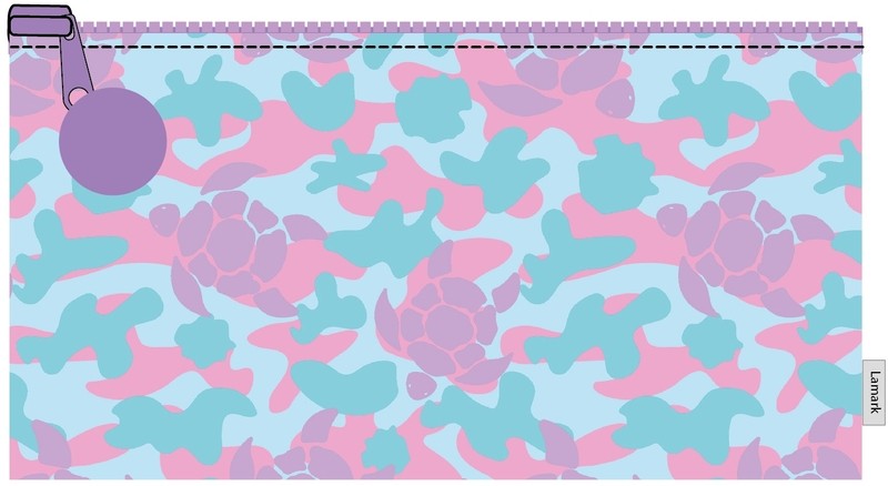 Пенал-косметичка Lamark Камуфляж (для девочек) 210