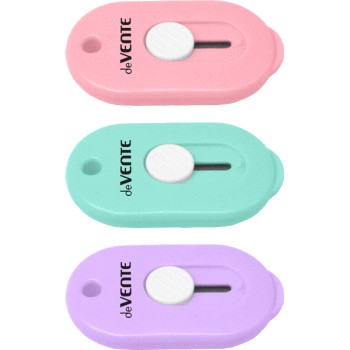 Нож-резак канцелярский  9мм deVENTE Pastel