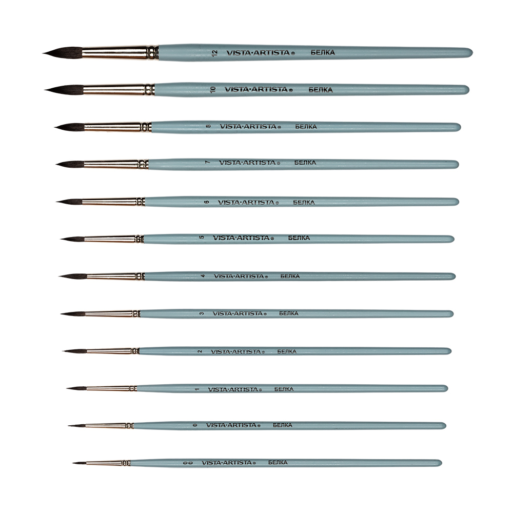 Кисть белка VISTA-ARTISTA круглая №0