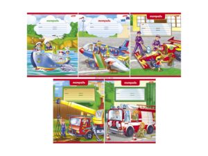 Тетрадь 12 л.линия Hatber Транспорт