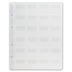 Лист для монет 200*250 на 24 ячейки