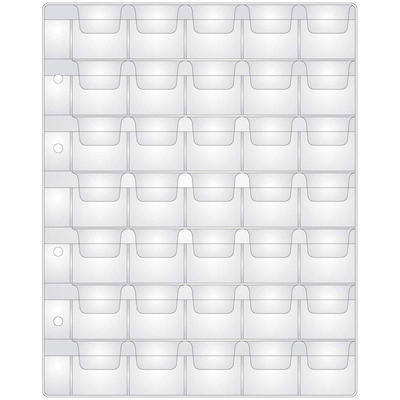 Лист для монет 200*250 на 35 ячеек