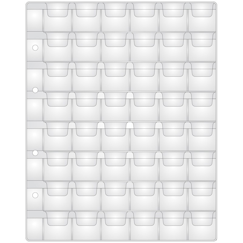 Лист для монет 200*250 на 48 ячеек