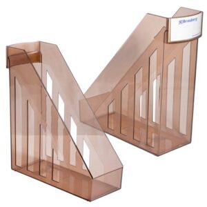 Лоток вертикальный BRAUBERG-MAXI шир.100мм тонир.