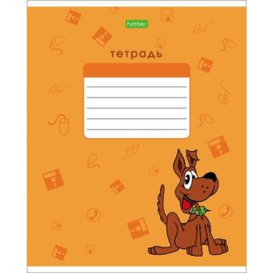 Тетрадь 18л.клетка Hatber ECO Крутые зверюшки