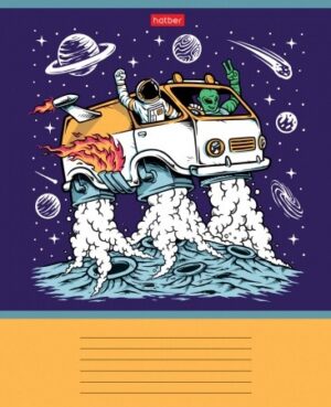 Тетрадь 18л.клетка Hatber Привет земляне!