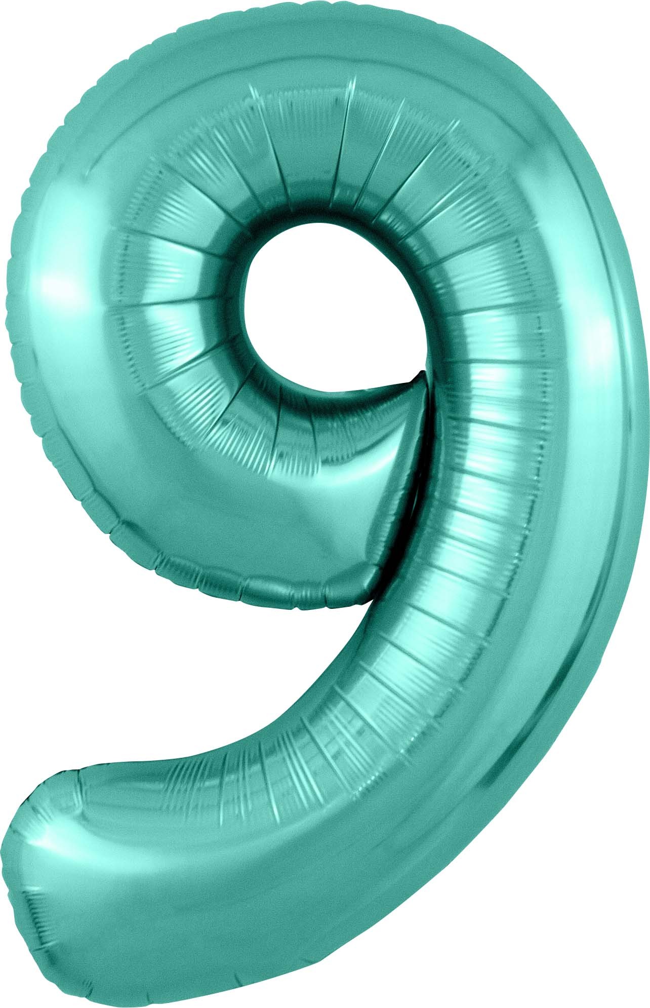 Шар Agura Slim Бискайский зеленый ЦИФРА 9 40"/102с