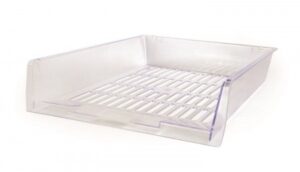 Лоток горизонтальный Hatber 340х270х70 прозрачный