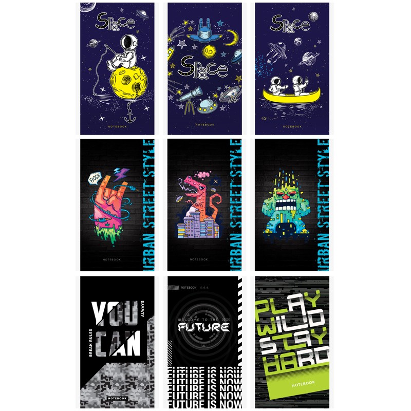 Блокнот 48л., А6 ArtSpace Boys trend Микс