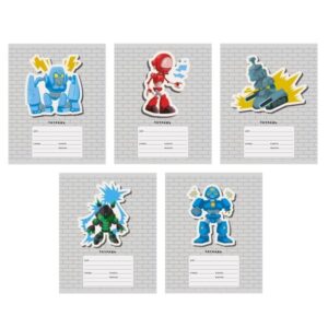 Тетрадь 18л.линия Канц-Эксмо Роботы