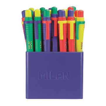 Ручка шарик. автом. Milan Sway Mix синяя 1,0мм