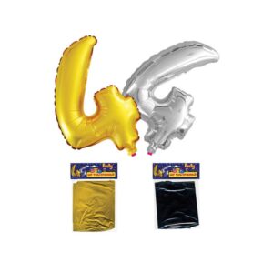 Шар фольгир. ЦИФРА "4" 35см