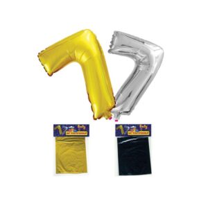 Шар фольгир. ЦИФРА "7" 35см