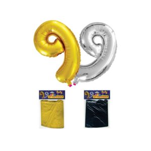 Шар фольгир. ЦИФРА "9" 35см