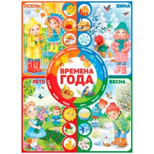 Плакат обучающий Времена года