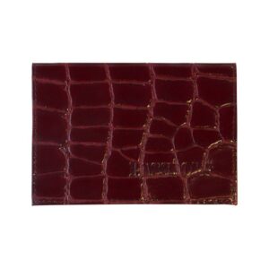 Обложка для паспорта OfficeSpace бордо крокодил