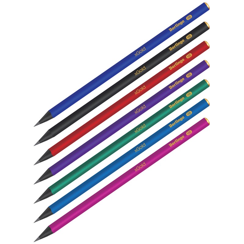 Карандаш чернографитный Berlingo xGold НВ, б/л чер