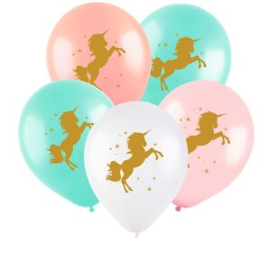 Шары воздушные Единорог, пастель
