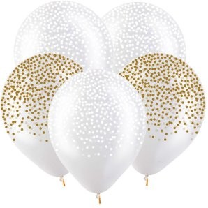 Шары воздушные КОНФЕТТИ, кристалл