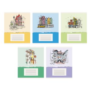 Тетрадь 24 л. линия Канц-Эксмо Городские зарисовки