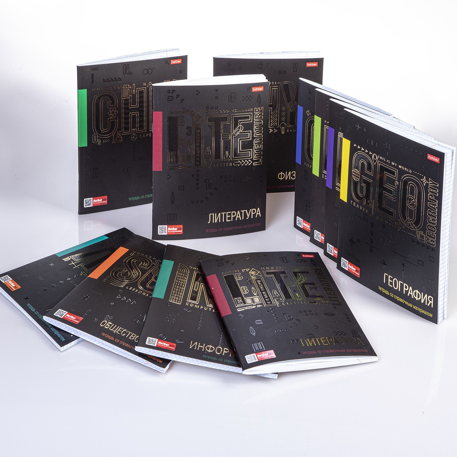 Тетрадь 46 л. клетка Hatber Черное золото ИНФОРМАТ