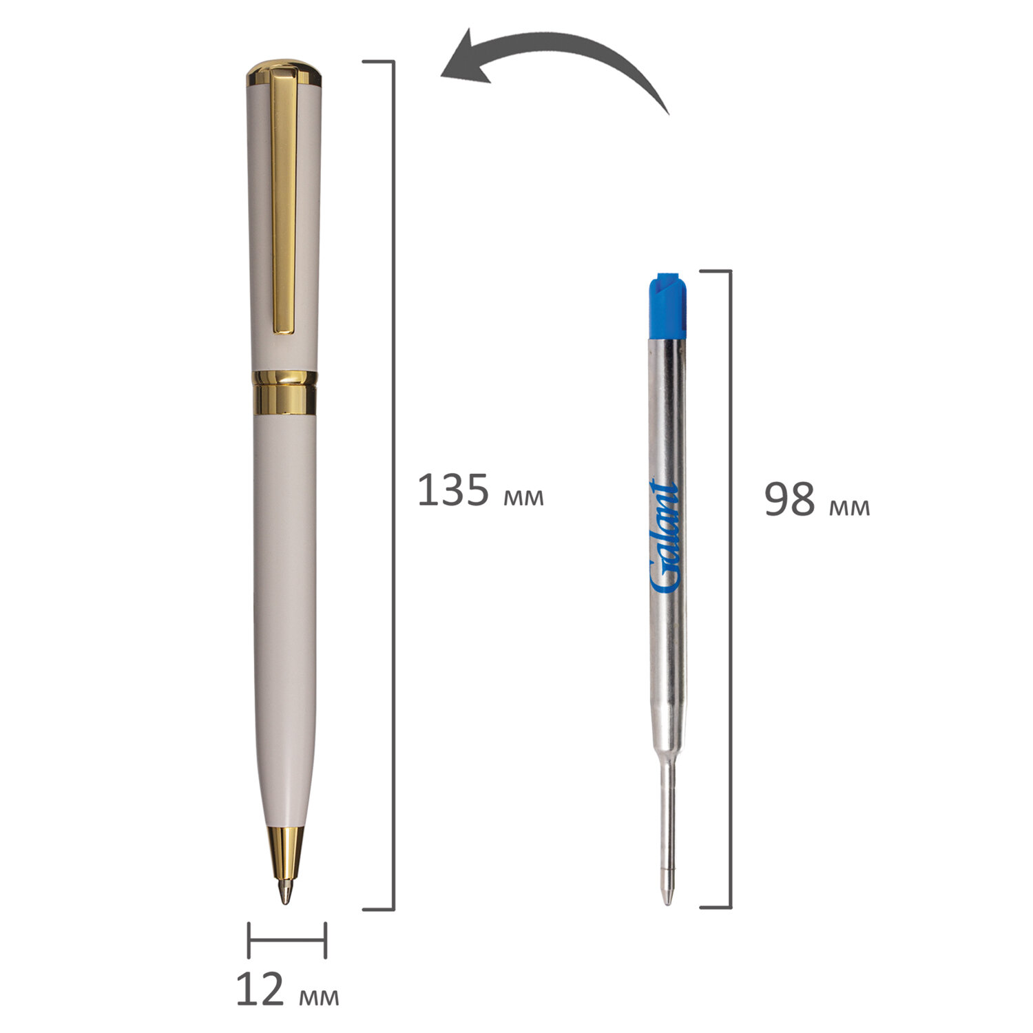 Ручка шариковая GALANT ROSETTE подарочная, корпус