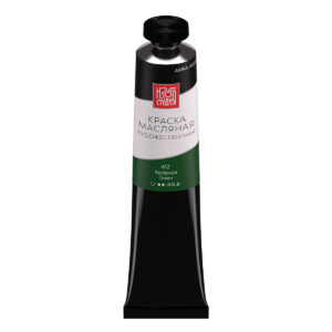 Краска масляная Аква-колор Изостудия 46мл Зеленая