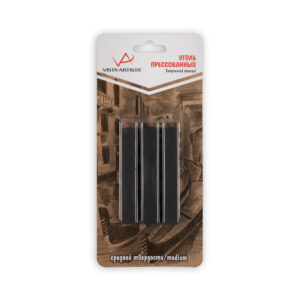 Уголь прессованный VISTA-ARTISTA 3 шт. средней твердости