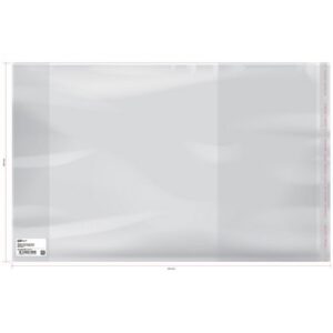 Обложки ПП универс. с липким слоем  280*450мм 70мк