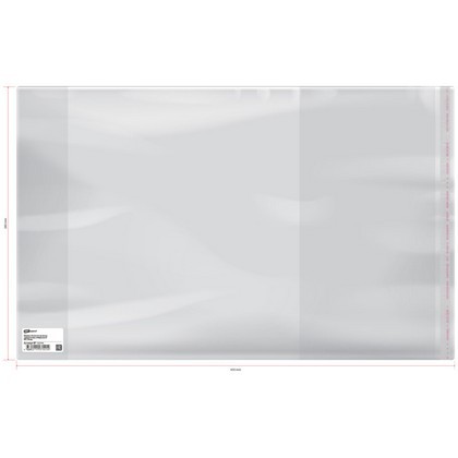 Обложки ПП универс. с липким слоем  280*450мм 70мк