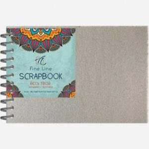 Блокнот для творчества SCRAPBOOK А4 10л. гребень
