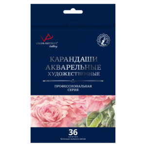 Карандаши цветные VISTA-ARTISTA Gallery акварельные 36 цв.