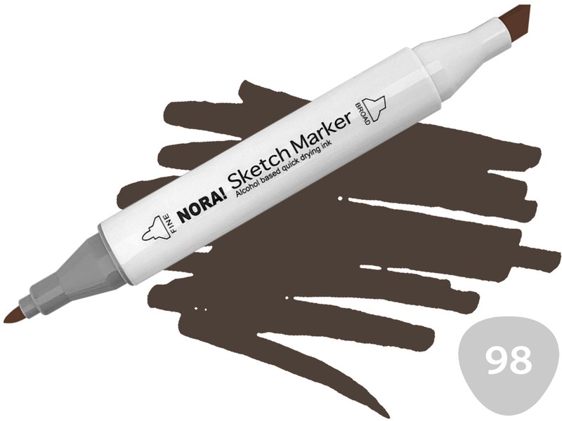 Маркер для скетчинга SKYGLORY 2-стор. Chestnut Bro