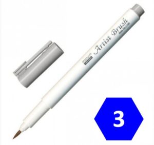 Маркер-кисть MARVY Blue акварельные чернила на вод