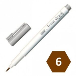 Маркер-кисть MARVY Brown акварельные чернила на во