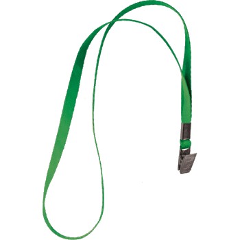 Шнурок для бэджей deVENTE 40см металлический клип,