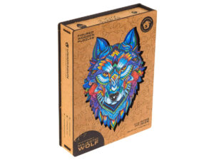 Пазлы деревянные Величественный волк KS