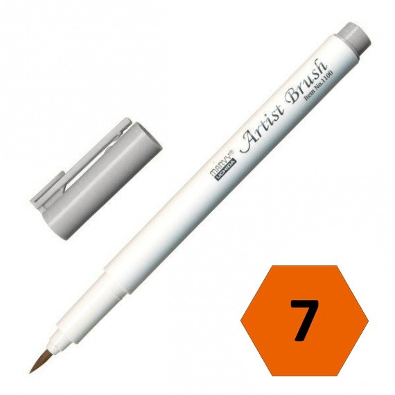 Маркер-кисть MARVY Orange акварельные чернила