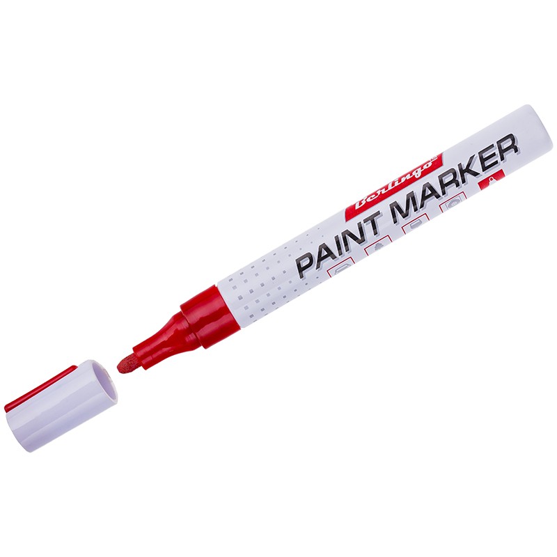 Маркер-краска Berlingo  красный 2-4мм