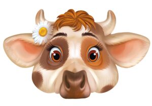 Маска КОРОВКА (символ года)