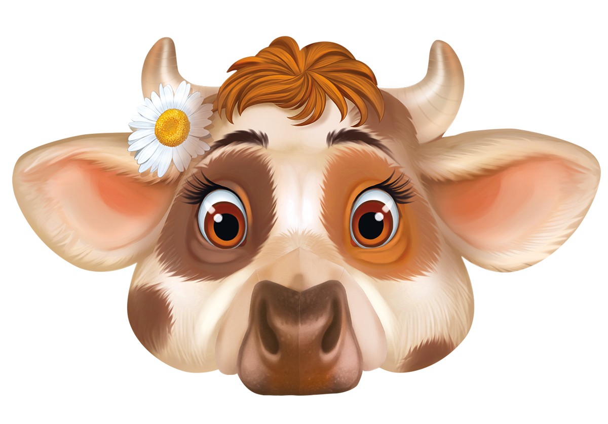 Маска КОРОВКА (символ года)