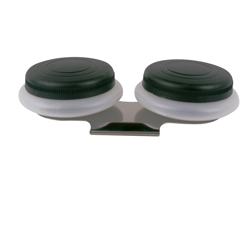 Масленка пластиковая двойная с крышкой Гамма Студи