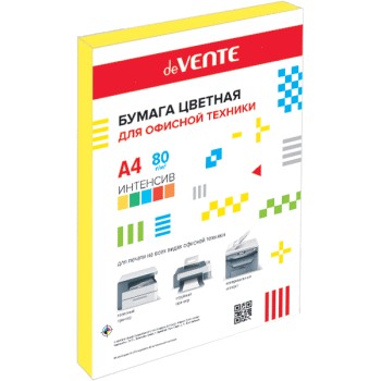 Бумага deVENTE интенсив желтый А4, 80г, 100л
