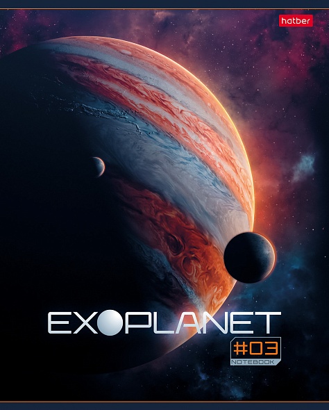 Тетрадь 80л. клетка  Hatber Exoplanet