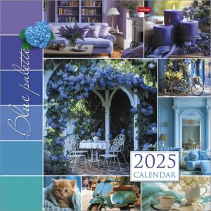 Календарь перекидной настенный 30х30см ЭКОНОМ 2025г Blue palette