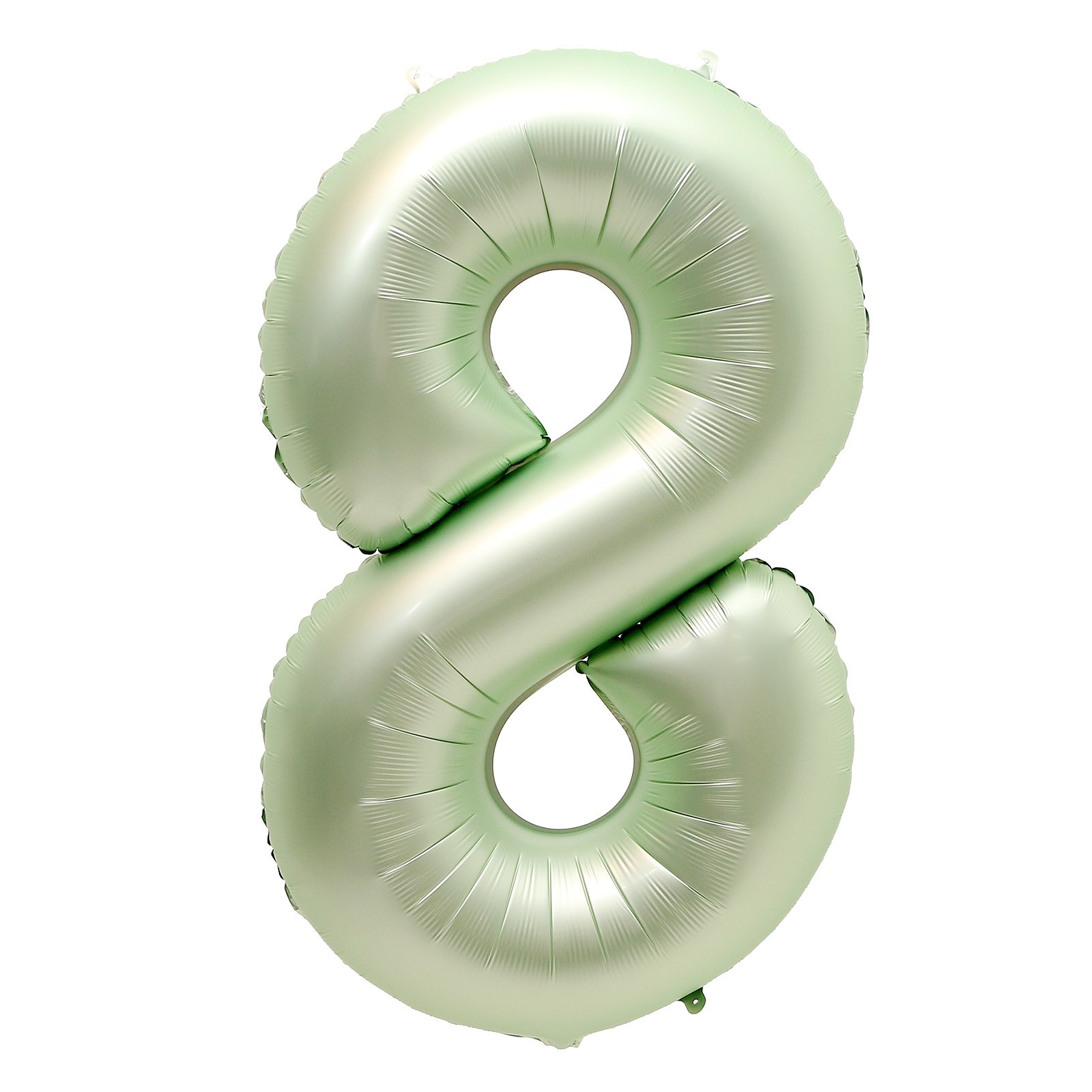Шар фольгированный 40" салатовый металлик ЦИФРА 8